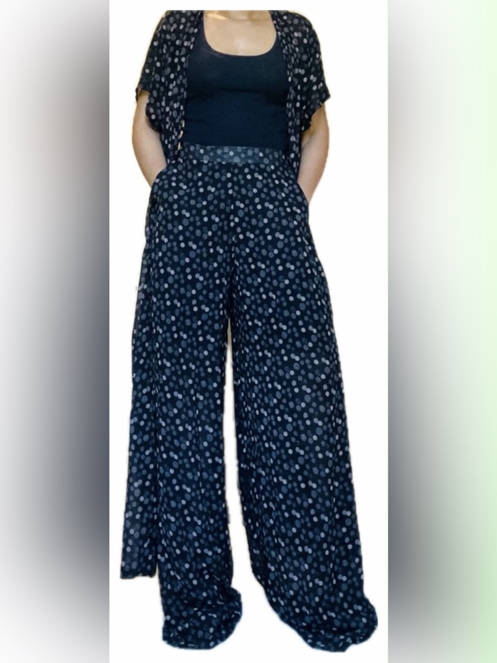 Tall Kimono and Pant Set Custom made - Picture 3 of 12